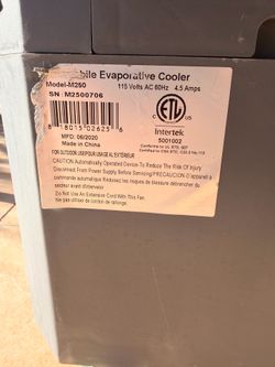 Hessaire M250 Portable Evaporative Cooler