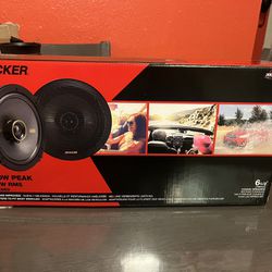 Kicker KSC650 6.5” Speakers 