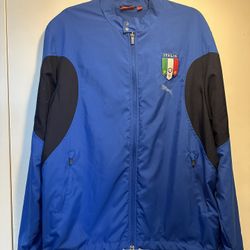 Italy 2006 World Cup Champions Puma Warmup Jacket Large