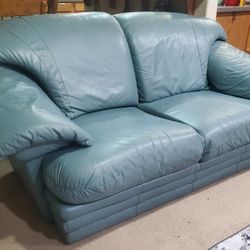 Leather Loveseat