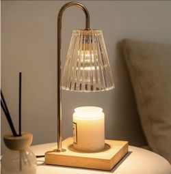 Marycele Candle Warmer Lamp, Electric Candle Lamp Warmer, Gifts for Mom, Bedroom Home Decor Dimmable Vintage Wax Melt Warmer for Scented Wax with 2 Bu