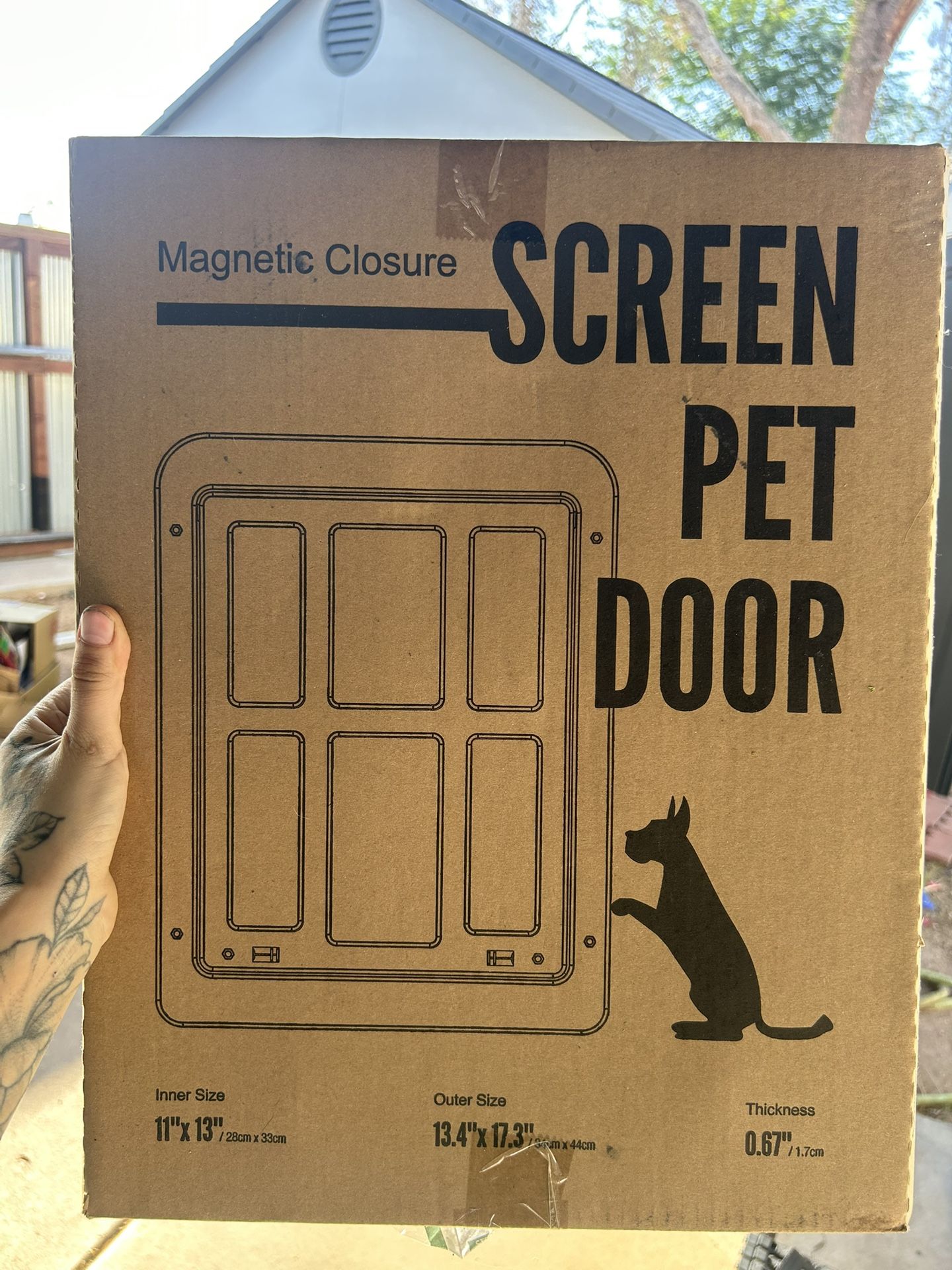 Screen Pet Door
