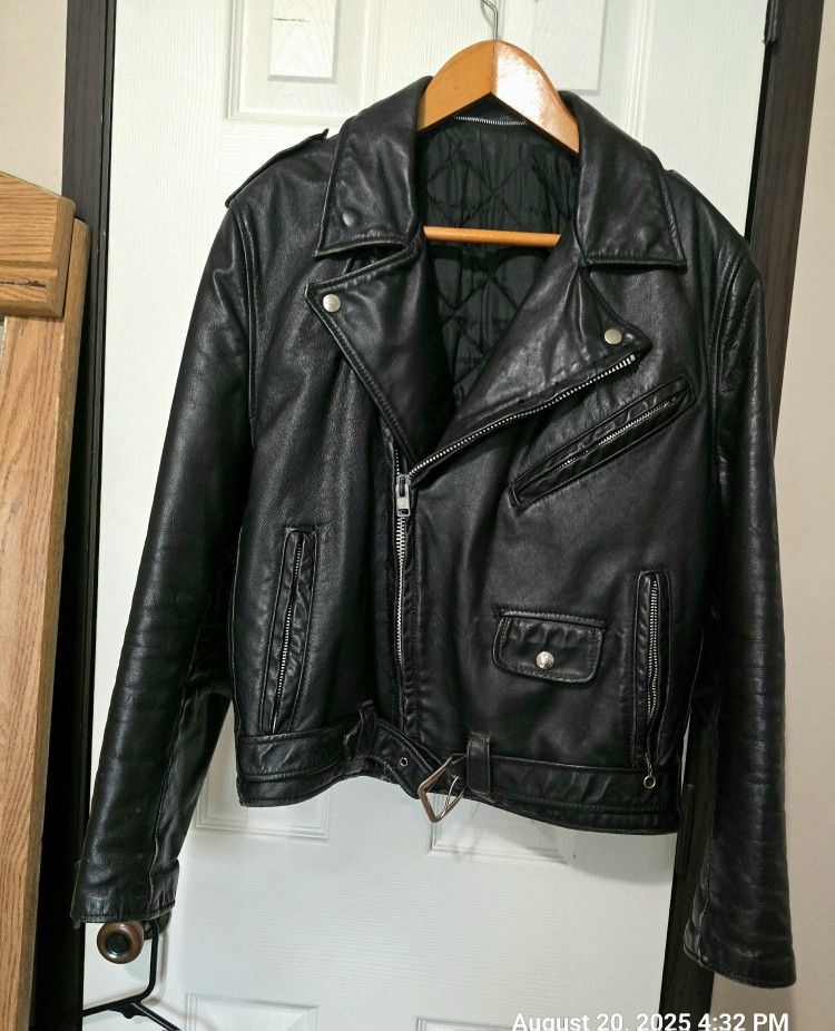 Vintage Montgomery Ward Leather Jacket