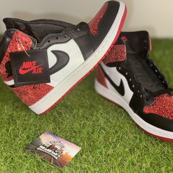 Women's Air Jordan 1 Retro High OG 'Ruby' FD2596-602 Size 8.5 Open BoxMissingLid