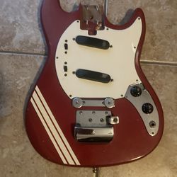 Vintage Teisco Competition Mustang Guitar Body 