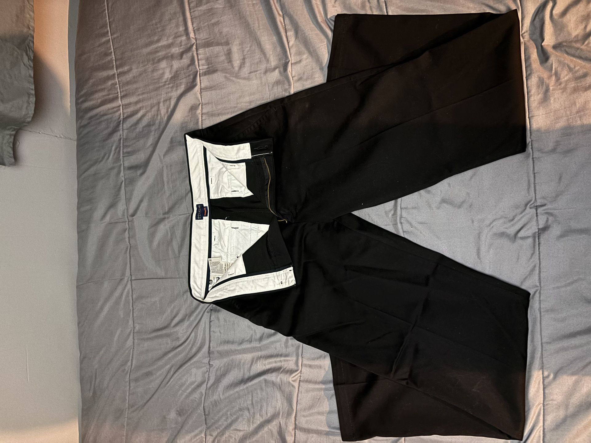 Dockers Classic Fit Black Trousers