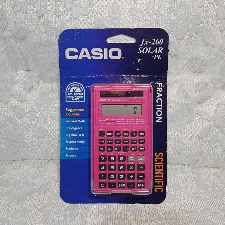 Casio fx-260 Solar-PK Pink Scientific Calculator