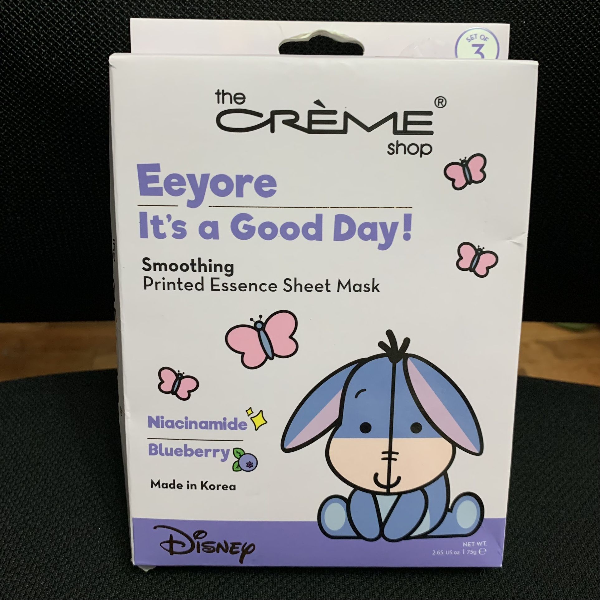The Crème Shop Disney EEYORE It's a Good Day Printed Essence Sheet Masks - 3 Pc