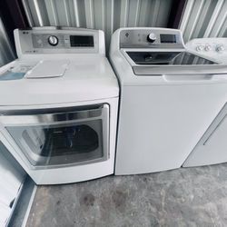 Washer And Dryer Set In Working Condition With Warranty