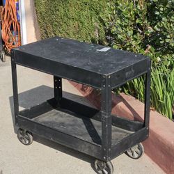 Work Steel Moving Cart, In Good Working Condition 