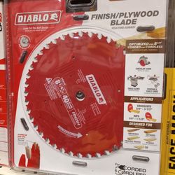 DIABLO 8 1/4"/ 40T FINISH/ PLYWOOD BLADE