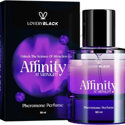 Affinity At Midnight Pheromone Perfume for Women and and Men – Unisex Pheromones Perfumes for Women Men Enhance Attraction Confidence, Feel Magnetic, 