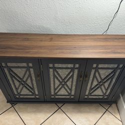 Practically New 55inch Buffet Table/ Tv Stand 