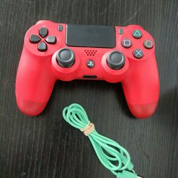 PS4 Controller + USB Charging Cable