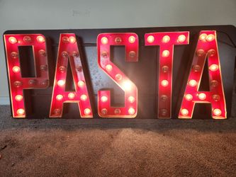 Old light up restaurant sign