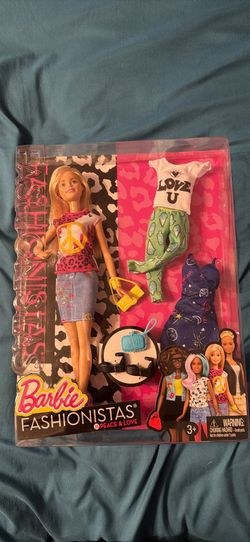 Highly Collectible Brand New Barbie Fashionistas #35 Peace & Love