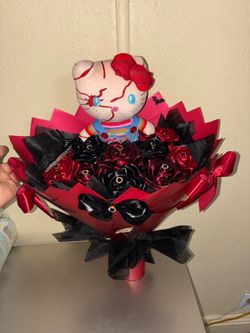Halloween bouquet/ eternal roses / rosas eternas
