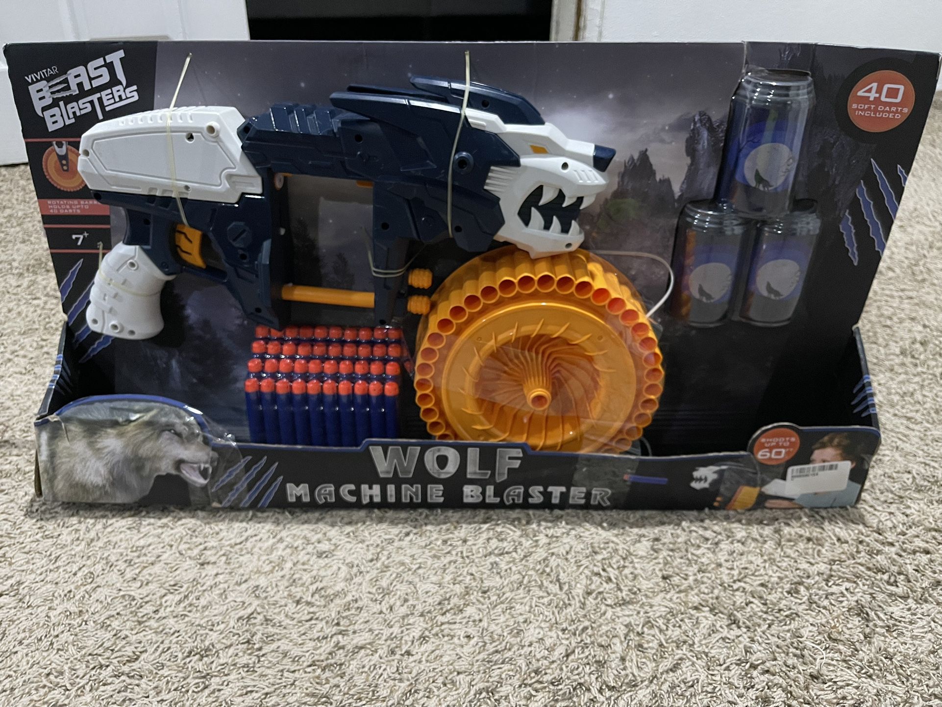 Wolf Machine Blaster with 40 darts
