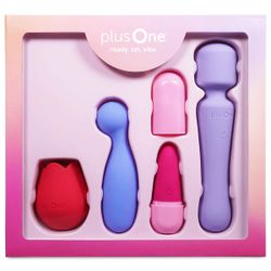 plusOne Ready Set Vibe 4-Piece Massager Set