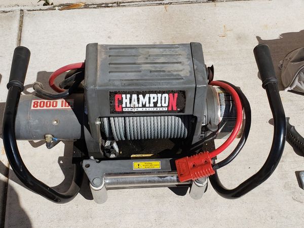 8000 lb Winch Champion and accessories for Sale in Phoenix, AZ OfferUp