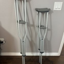Guardian Adjustable Crutches 2 Sets Different Heights