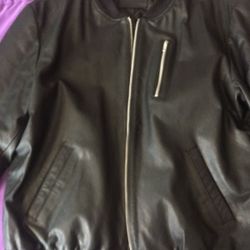 ASOS  real leather bomber 