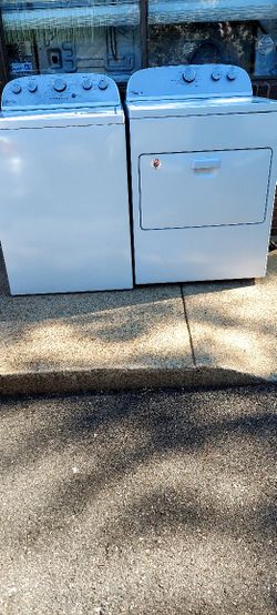 NEWER MODEL WHIRLPOOL WASHER AND DRYER
