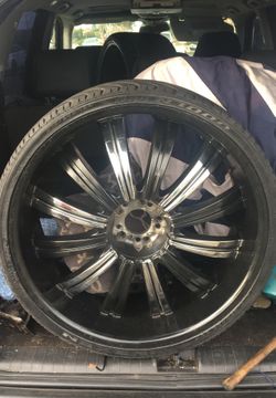 Rims 24 inch universal five lug