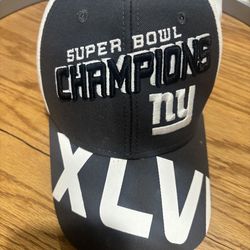 New York Giants Super Bowl XLVI Hat