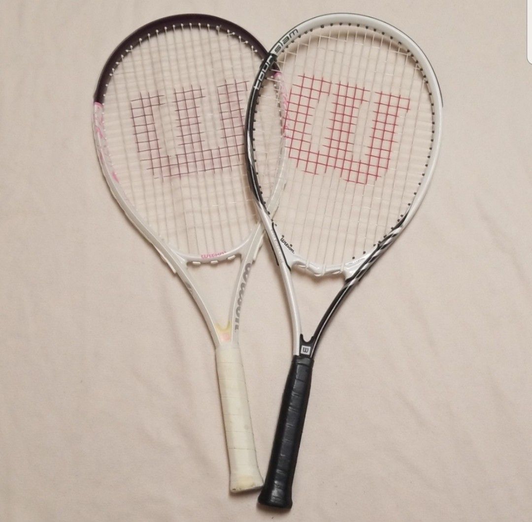 2 wilson tennis rackets