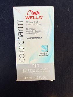 Permanent liquid hair toner $5