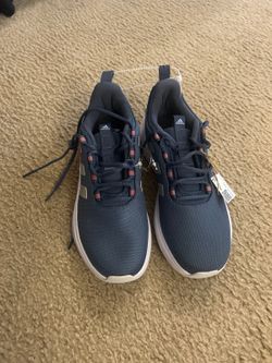 C502 adidas racer tr23 shoes blue pinks white size 8.5