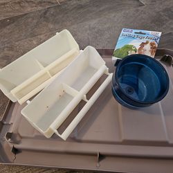 Miscellaneous bird bowls