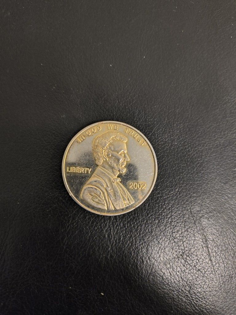 Oversized Gold Plated Penny