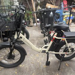 INVANTI TIDE2 20" Folding Electric Bike 500W Motor 48V 10.4Ah Battery