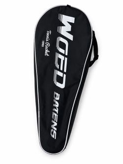 black WOED BATENS branded tennis racket l