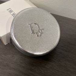 Dior Silver Vanity Case New Makeup Gift