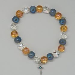 Cross Dangle Bracelet