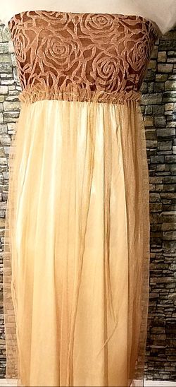 CLSPACE ladies tea length party dress