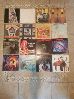 Lot of 76 vinyl record albums Rock, Pop and more