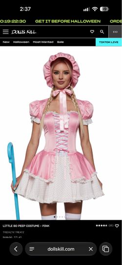 Bo peep Halloween costume dolls kill