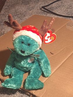 TY  " CHRISTMAS " BEANIE BABIE BEAR