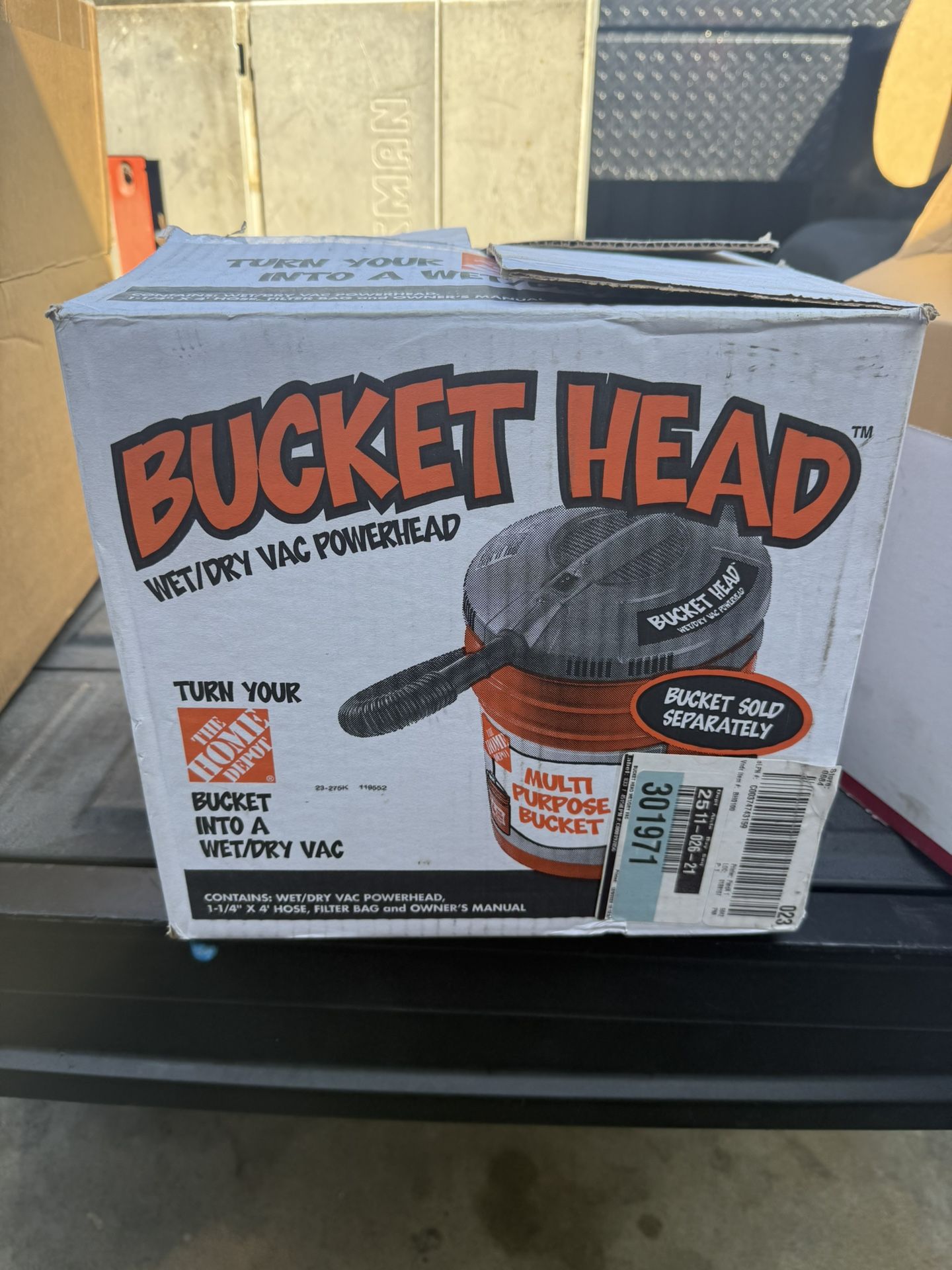 Bucket Head vaccum
