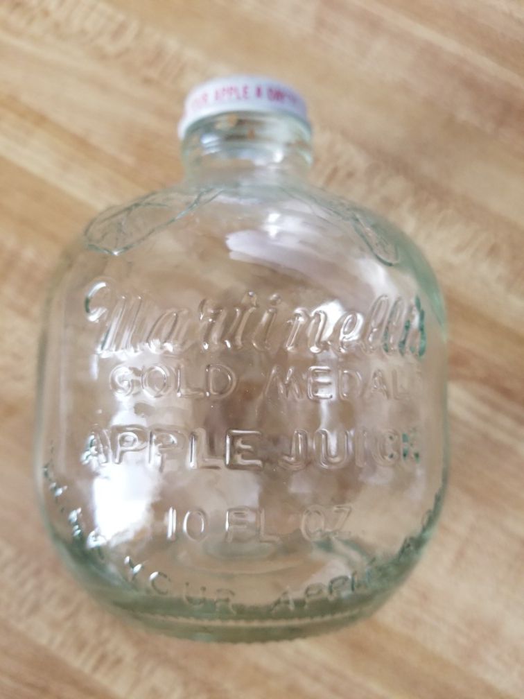 Vintage Martinelli's Gold Medal Apple Juice Bottle