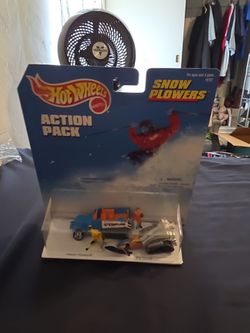 1997 Hot Wheels Action Pack Snow Plowers Snowplow Big Chill New
