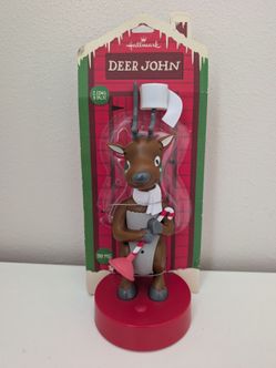 Hallmark Deer John motion activated singing reindeer