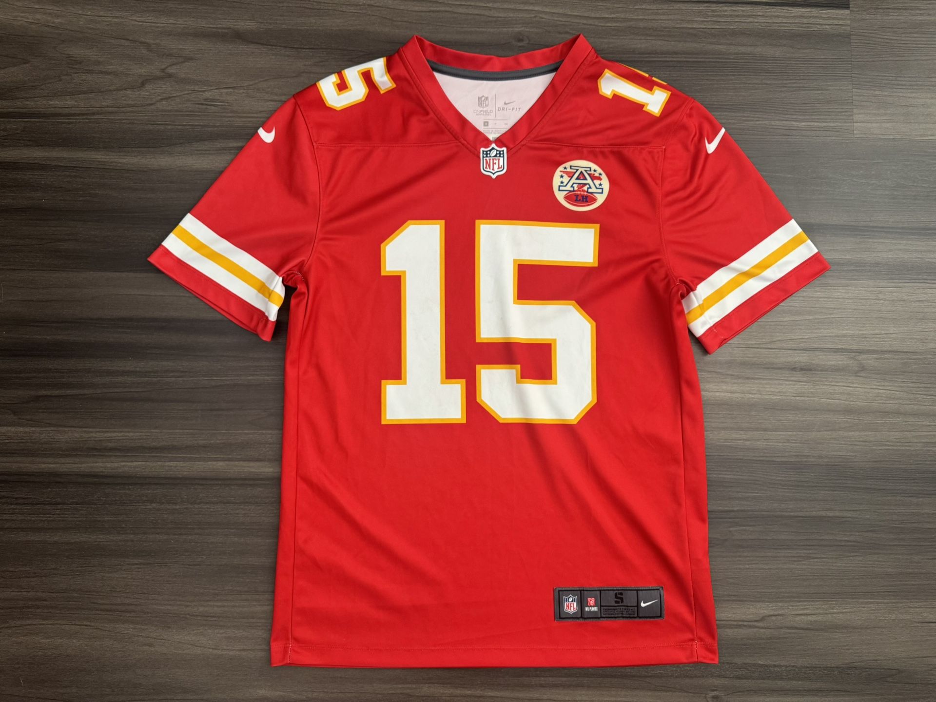 Nike Kansas City Chiefs Patrick Mahomes #15 On Field Dri-Fit Jersey Men’s Small
