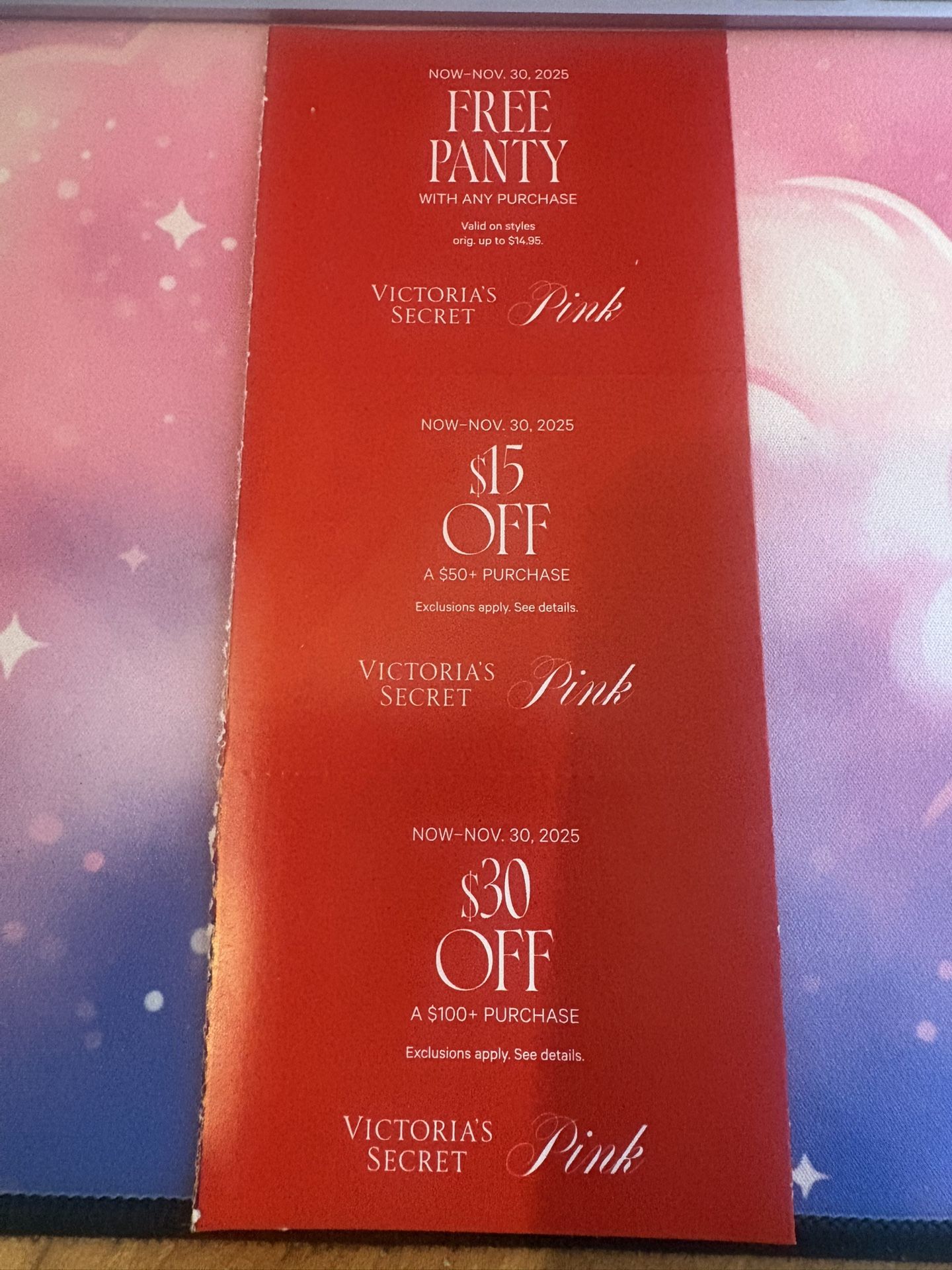 victorias secret coupons
