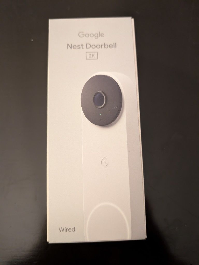 NEW VERSION Google Nest Doorbell 2K Wired, New In Box