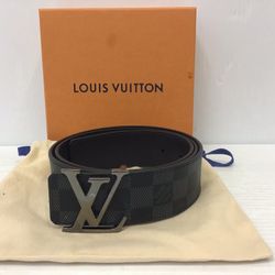 Louis Vuitton Damier Graphite M0213 40mm Belt Size 90/36 with Box/Dust Bag  - 100% Authentic for Sale in Boca Raton, FL - OfferUp